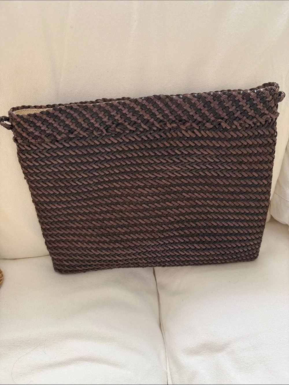 Dragon Diffusion large clutch. 12 1/2 wide. 10”long.